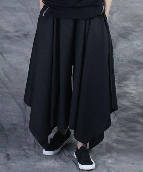 KELVIN ワイドパンツ パンツ Asymmetric Drape Wide Pants
