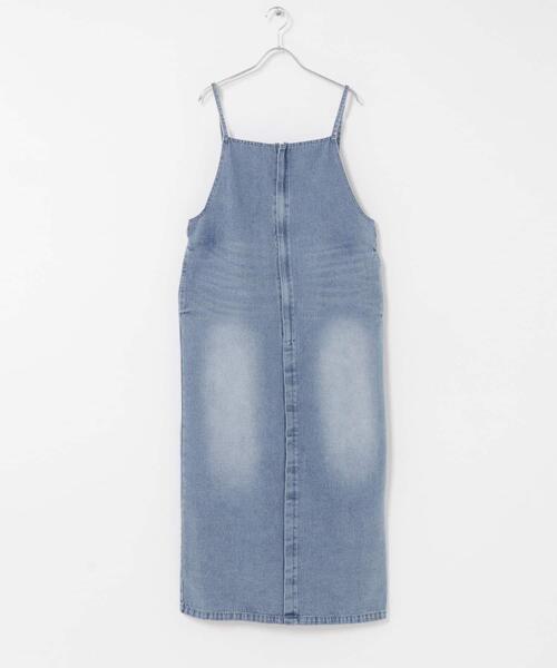 「ITEMS URBANRESEARCH」 キャミソールワンピース FREE インディゴブルー レディース_画像6