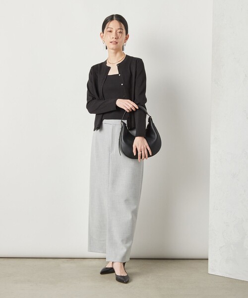 「NOLLEY'S Sophi」 スカート 38 ライトグレー レディース_画像3