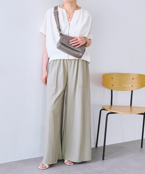ベスト ジレ 「完売カラー追加検討中」ジャージージップブルゾン レディースの画像