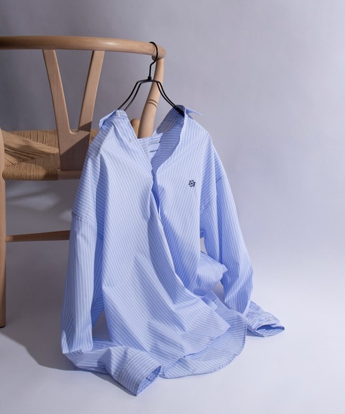「MAISON CLUB」 長袖シャツ L ホワイト系その他2 メンズ_画像5