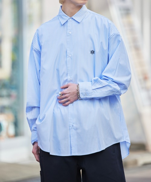 「MAISON CLUB」 長袖シャツ L ホワイト系その他2 メンズ_画像9