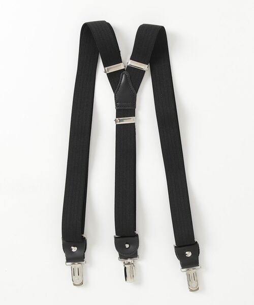 「SHIPS」 サスペンダー ONE SIZE ブラック メンズ_画像2