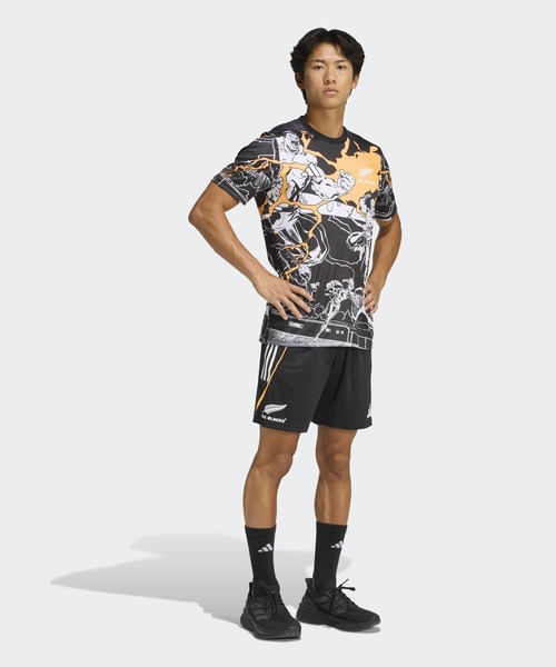 adidas（アディダス） adidas tシャツ オールブラックス マーベル