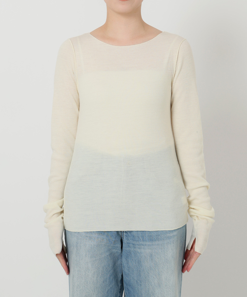 plage（プラージュ） tシャツ 「追加」super100s Jersey boat/N プル