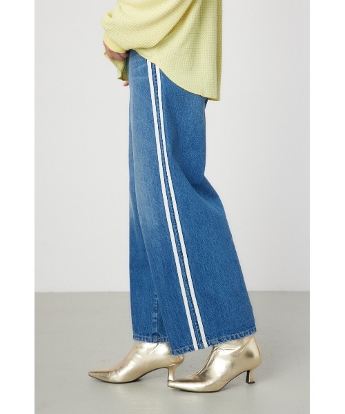 「RODEO CROWNS WIDE BOWL」 デニムパンツ SMALL ブルー レディース_画像3