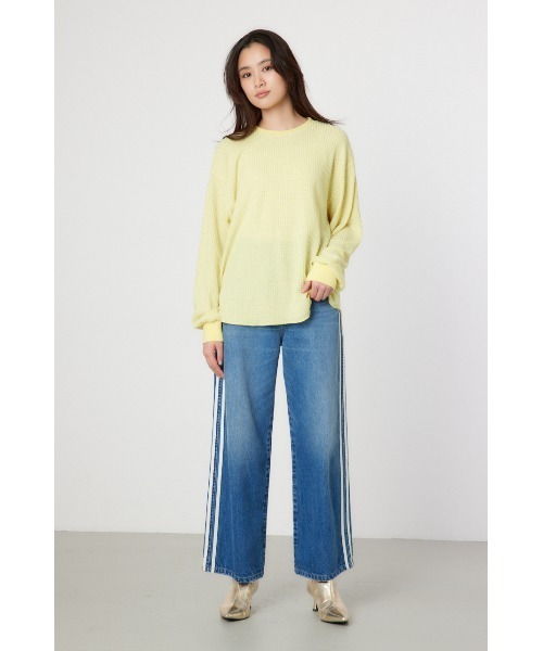 「RODEO CROWNS WIDE BOWL」 デニムパンツ SMALL ブルー レディース_画像5