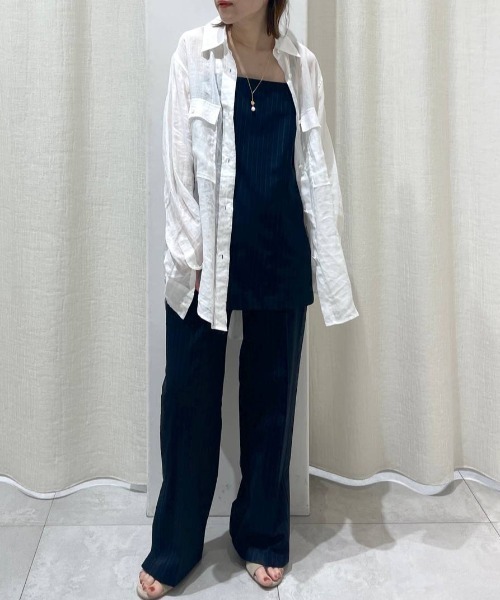 「BABYLONE」 スラックス 38inch ブラック レディース_画像9