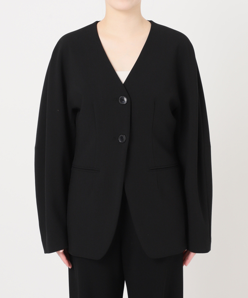 Deuxieme classe CELERIノーカラージャケット新品38 CELERI ジャケット ノーカラージャケット 追加 ノーカラー ジャケット