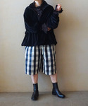 ワイドパンツ ハーフパンツ パンツ 短パン タ...の詳細画像1