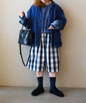 ワイドパンツ ハーフパンツ パンツ 短パン タ...の詳細画像4