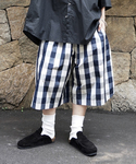 ワイドパンツ ハーフパンツ パンツ 短パン タ...の詳細画像5