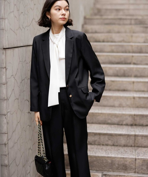 「GeeRA」 セットアップ LARGE ブラック レディース_画像8