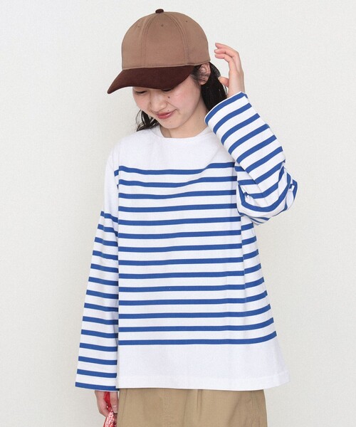 BEAMS BOY（ビームス ボーイ） tシャツ ナバルボーダー ビッグ ボート