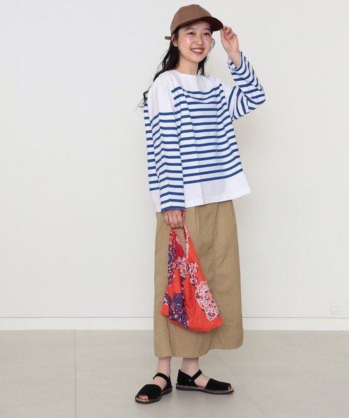 BEAMS BOY（ビームス ボーイ） tシャツ ナバルボーダー ビッグ ボート