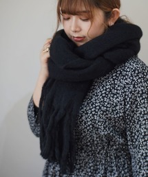 dictionary（ディクショナリー） マフラー ストール 太フリンジ