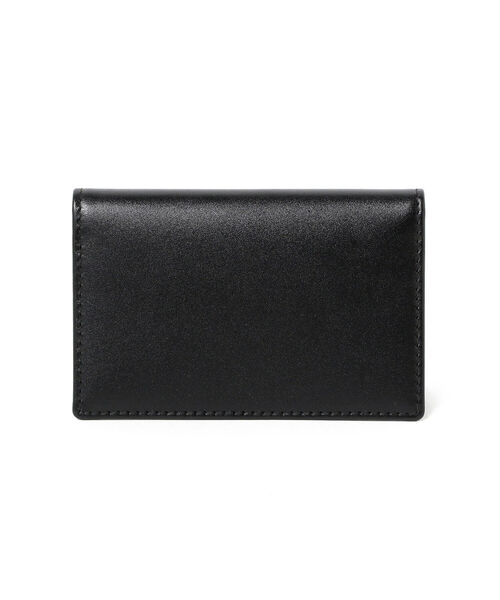 【美品！】ETTINGERエッティンガー名刺入れ カードケース シボ レザー 黒 ETTINGER エッティンガー 名刺入れ パスケース カードケース
