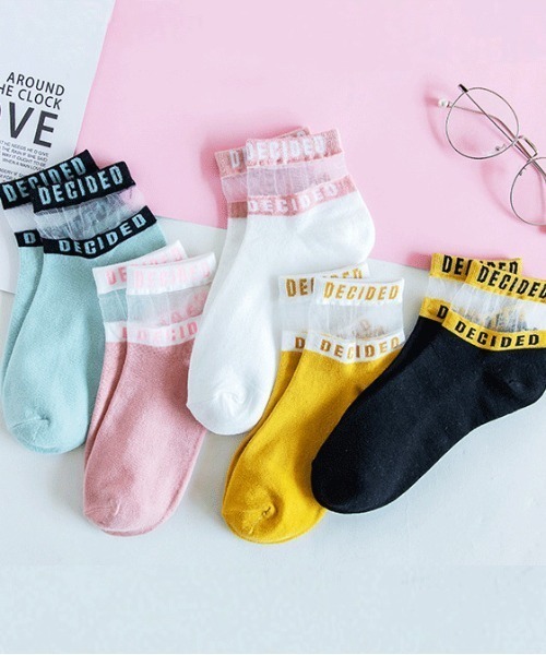 靴下 5足セット レディース シースルー シアーデザインソックス Zozotown Paypayモール店 通販 Paypayモール