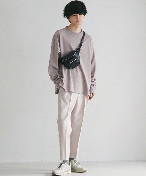 WYM LIDNM ウエストポーチ SHRINK EMBOSS LEATHER BODY BAG メンズ WYM LIDNM ウエストポーチ SHRINK EMBOSS LEATHER BODY BAG メンズ