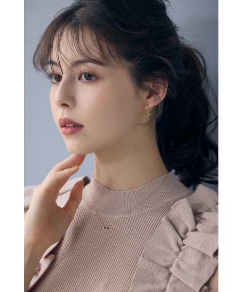 ネックレス 「K18GP」ホースシューネックレス レディース