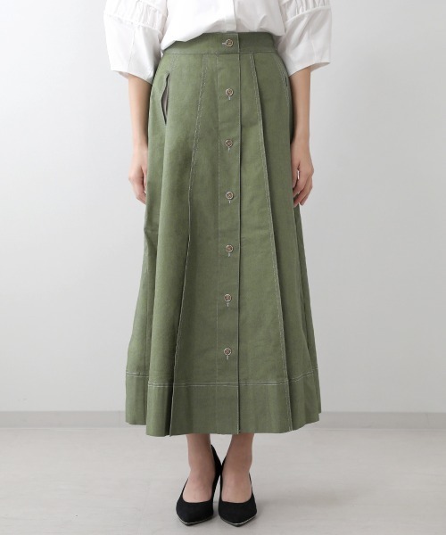 きみはな様確認用　新品完売ブージュルード　サイドプリーツミリタリースカート きみはな様確認用 新品完売ブージュルード サイドプリーツミリタリー