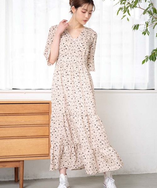 fifth（フィフス） ワンピース 【9周年記念】小花柄カシュクール