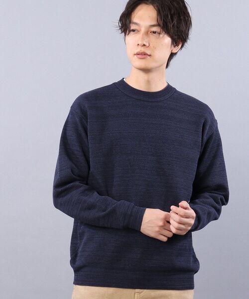 【新品未使用】TAKEO KIKUCHI セーター TAKEO KIKUCHI（タケオキクチ） セーター ニット 度詰め メランジ