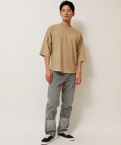 Attick by Johnbull オーバーサイズハーフスリーブTシャツ Johnbull Private labo｜【Attick by Johnbull】オーバーサイズハーフ