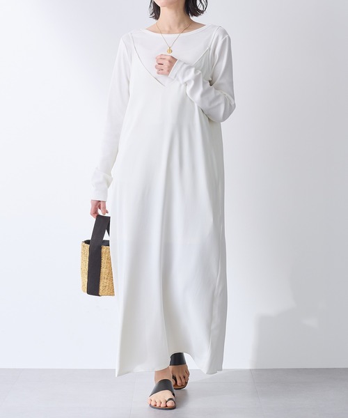 【美品】カズコキタムラ テイクオフ バルーン ノースリーブワンピース ワンショル CFCL - ワンピース/pottery kaftan 3 -light grey glitter- 22aw