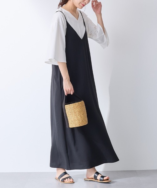 for/c（フォーシー） ワンピース ジョーゼットキャミワンピース