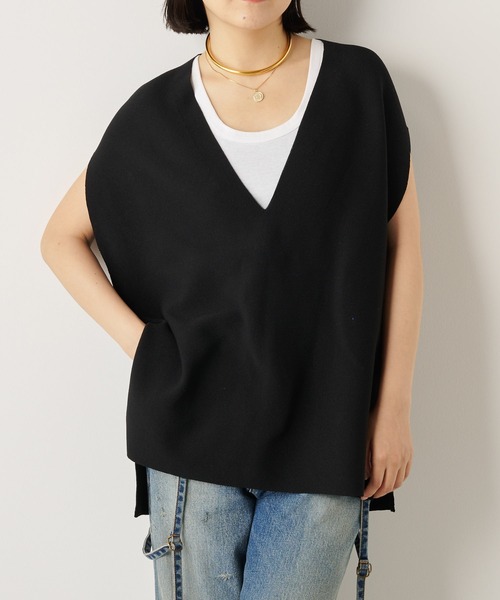 【新品タグ付】ホールガーメントスリットニット【ウィムガゼット】 Whim Gazette（ウィム ガゼット） ニット ホールガーメントスリット
