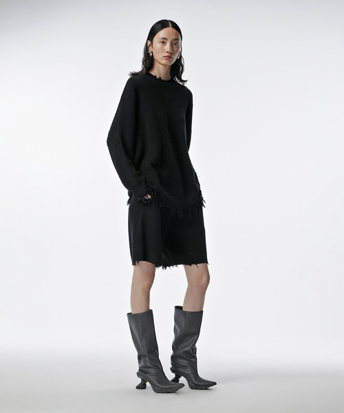 JNBY SINCE1994 - 今期新作 ダメージニット JNBY ニット セーター Distressed Fluffy Sweater / ダメージ