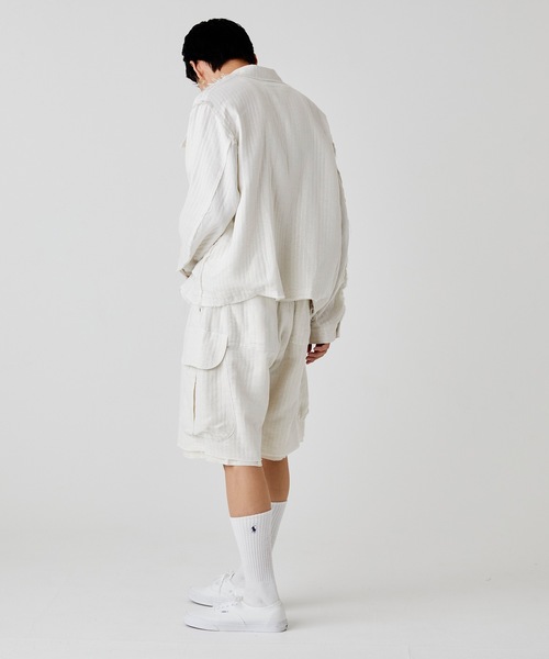 カーゴパンツ OMBRE CHECK KILAKILA CARGO SHORTS メンズ レディース 