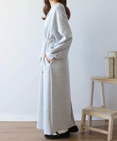 mil（ミル） ワンピース 「150cm前後の小柄さんサイズ」ドロスト