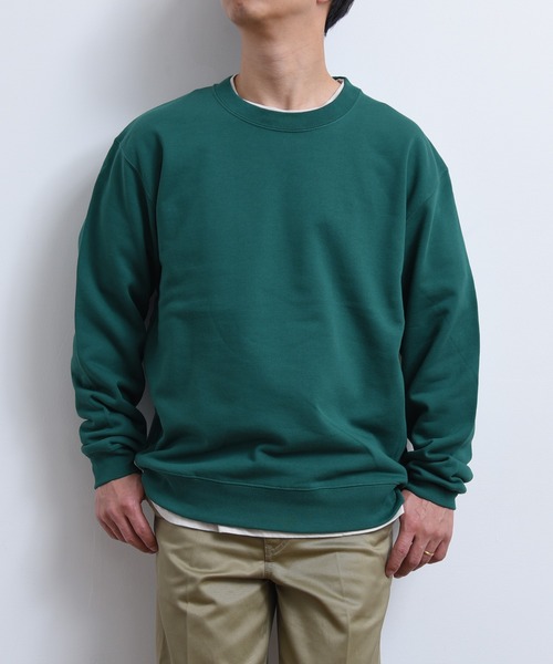 トレーナー スウェット 2-11A5 CA ベーシック クルーネックスウェットトレーナー プルオーバー 裏パイル 無地「CALIFORNIA APPL CALIFORNIA APPAREL トレーナー スウェット 2-11A5 CA