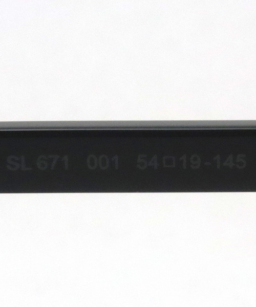 伊達メガネ メガネ 眼鏡 「SAINT LAURENT/サンローラン」スクエア メガネ SL671 001 メンズ レディース_7
