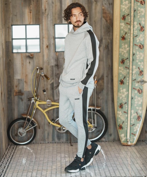felkod パーカー mpa3398- Cardboard Knit Line Switch Parka