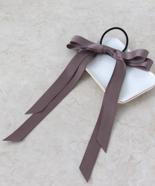 再販3【ブラック×グレージュ】ナチュラルリボン♡ヘアゴム アソートリボンヘアゴム – WEGO ONLINE STORE