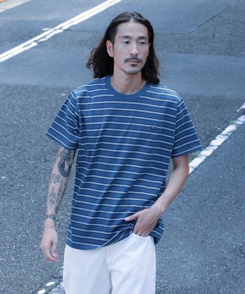 RVCA tシャツ メンズ VALLEJO STRIPE TEE Tシャツ 「2024年春夏