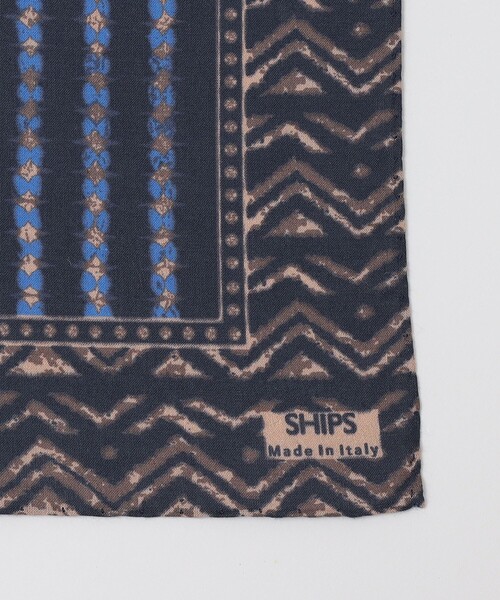 SHIPS ストール マフラー SHIPS: パターン デザイン バンダナ