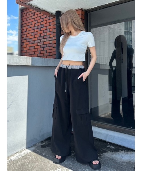 EGOIST - EGOIST半袖スウェットトップス EGOIST tシャツ シャイニーショート半袖トップス レディース