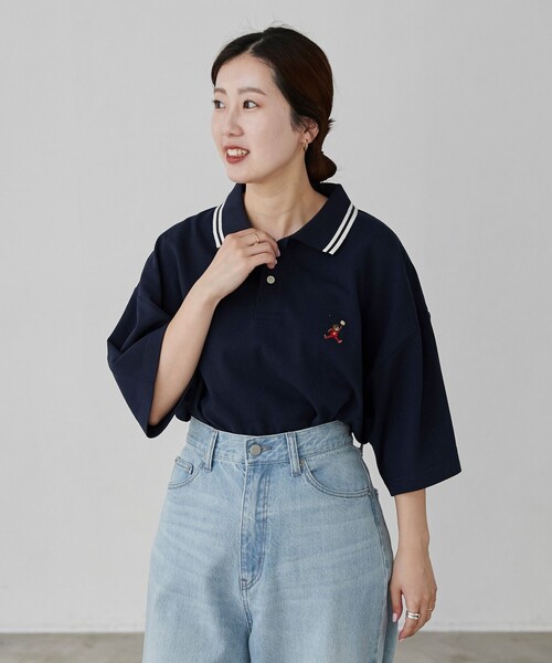 tシャツ スポーツベア刺繍ポロシャツ メンズ レディース | coen | 18