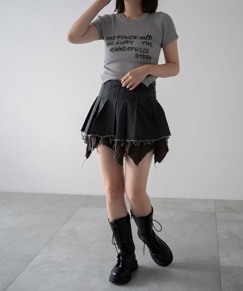 新品タグ付き【Gajess ミニスカート】ブラック　size38 楽天市場】【即納】チェックスカート レディース ハイウエスト