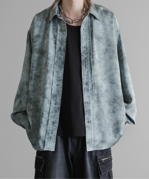 KUUUPY シャツ Drape Vintage Design Color-Tipped Shirt