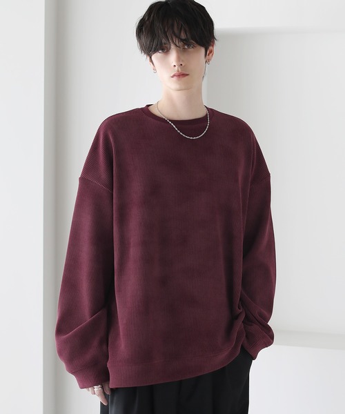 トレーナー スウェット 「25AW」カットコーデュロイ/ヴィンテージ加工