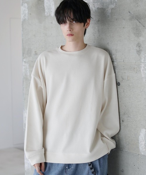 トレーナー スウェット 「25AW」カットコーデュロイ/ヴィンテージ加工 トレーナー スウェット 「25AW」カットコーデュロイ/ヴィンテージ加工