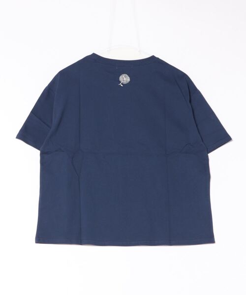 tシャツ (BD)「BARNDOOR」ダリア 刺繍 Tシャツ レディース BARNDOOR tシャツ (BD)「BARNDOOR」ダリア ドット 刺繍 Tシャツ
