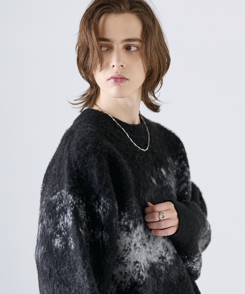 SOCCE セーター ニット ウールミックスモヘアライクルーズシルエット