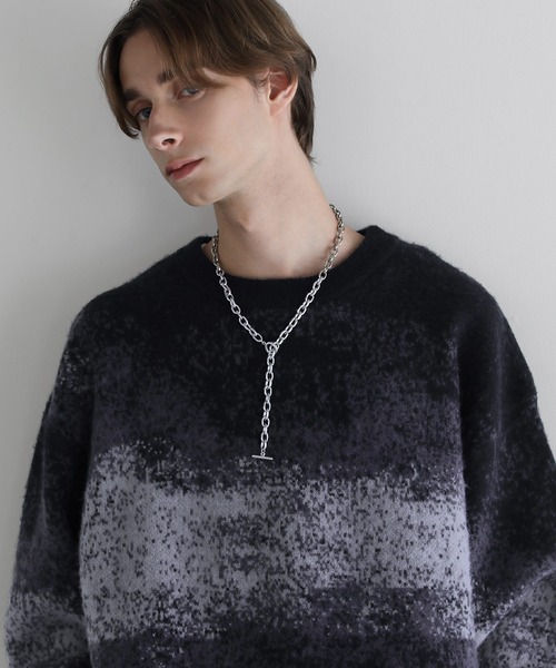 SOCCE セーター ニット モヘアライクルーズシルエットグラデーション