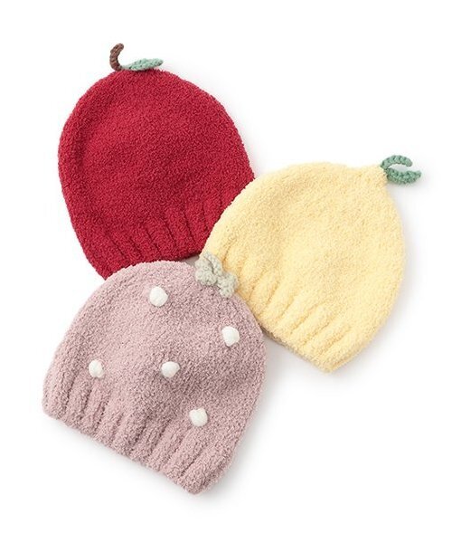 petit main ニット帽 ニットキャップ フルーツマシュマロワッチ キッズ